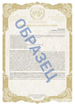 Образец Приложение к СТО 01.064.00220722.2-2020 Новомичуринск Сертификат СТО 01.064.00220722.2-2020 